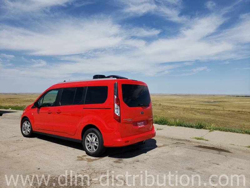 Mini-T Camper Van Touring wide open spaces ~ SD Badlands area